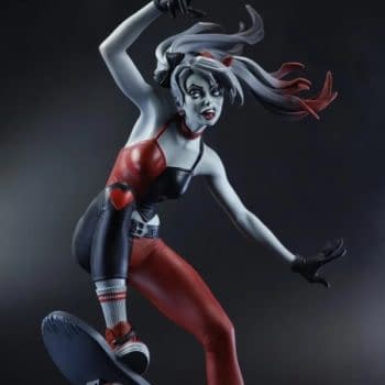 McFarlane Debuts New Harley Quinn: Red, White & Black Statue 