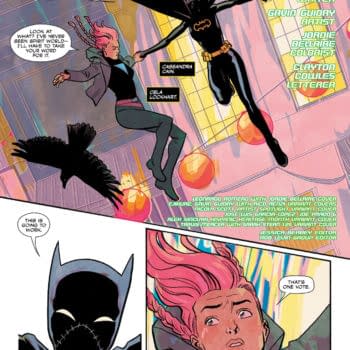 Interior preview page from Birds of Prey #13