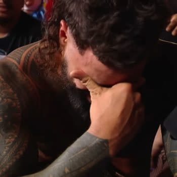 Jey Uso gets emotional after winning the Intercontinental Championship on WWE Raw