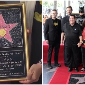 Batman Artists, Writers, Actors, DC on Hand for Walk of Fame Ceremony