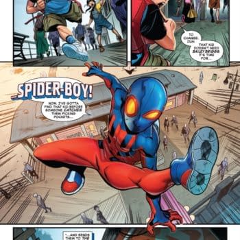 Interior preview page from SPIDER-BOY ANNUAL #1 SALVADOR LARROCA COVER