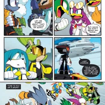 Interior preview page from SONIC THE HEDGEHOG #73 RYAN JAMPOLE COVER