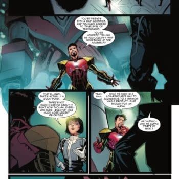 Interior preview page from ULTRAMAN X THE AVENGERS #2 DIKE RUAN COVER
