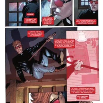 Interior preview page from VENOM WAR: DAREDEVIL #1 JAVIER FERNANDEZ COVER