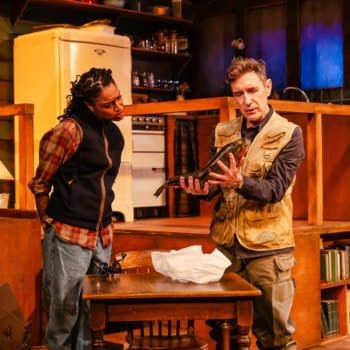 Paul McGann Guts a Fish On Stage, Every Night, in The River: A Review