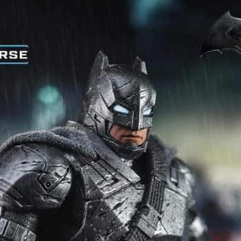 Armored Batman Prepares to Fight Superman with McFarlane Toys