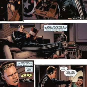 Interior preview page from CAPTAIN AMERICA #14 TAURIN CLARKE COVER