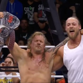 Chris Jericho and Big Bill celebrate on AEW Dynamite