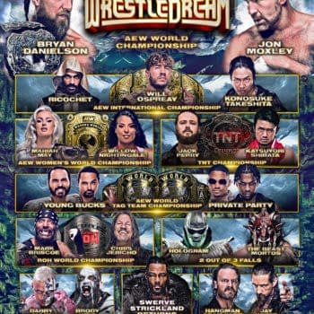 AEW WrestleDream full card graphic