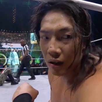 Konosuke Takeshita competes at AEW WrestleDream