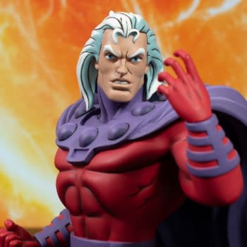 New X-Men Animated Magneto (Unhelmeted) Statue Coming Soon 
