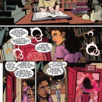 Interior preview page from SCARLET WITCH #5 RUSSELL DAUTERMAN COVER