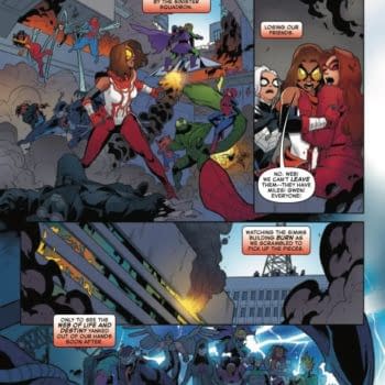Interior preview page from SPIDER-SOCIETY #3 PETE WOODS COVER