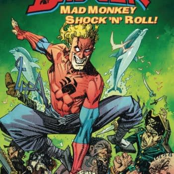 Cover image for BADGER MAD MONKEY SHOCK N ROLL #1 (OF 5)