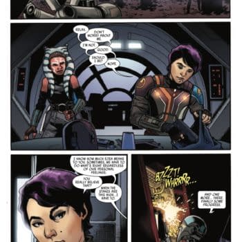 Interior preview page from STAR WARS: ASHOKA #4 E.M. GIST COVER