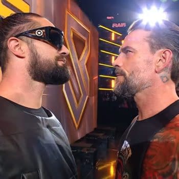 Seth Rollins and CM Punk meet on WWE Raw