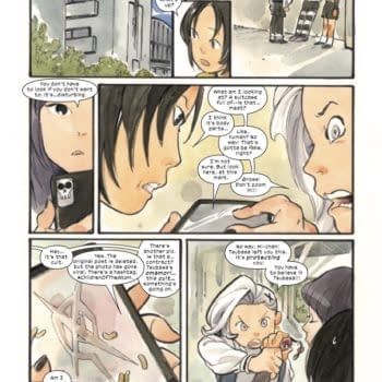 Interior preview page from ULTIMATE X-MEN #8 PEACH MOMOKO COVER