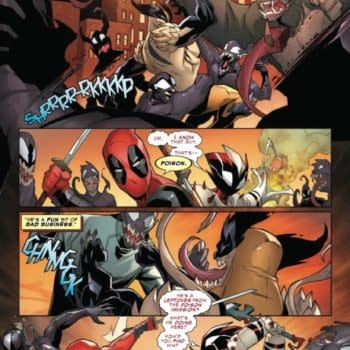 Interior preview page from VENOM WAR: DEADPOOL #2 GIUSEPPE CAMUNCOLI COVER