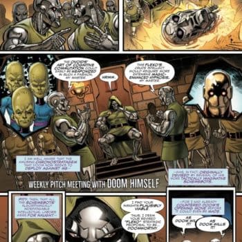 Interior preview page from VENOM WAR: FANTASTIC FOUR #1 DAVID BALDEON COVER
