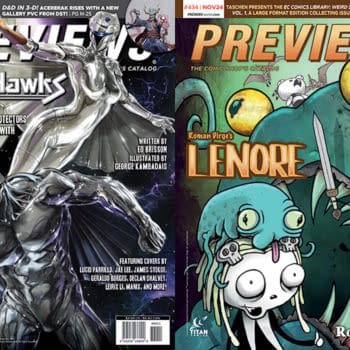 Lenore & Silverhawks On Front Of Next Week's Diamond Previews