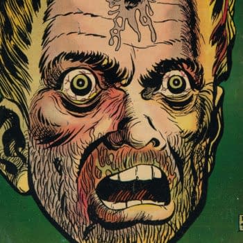Horrific #3 (Comic Media, 1953) covery by Don Heck.