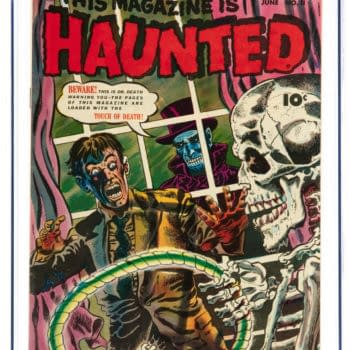 Sheldon Moldoff's Fawcett Horror This Magazine is Haunted, at Auction