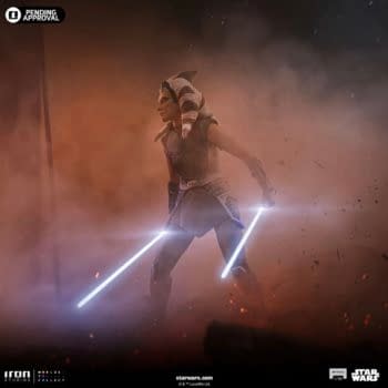 Ahsoka Relives The Clone Wars with Iron Studios New Star Wars Statue 