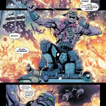 Interior preview page from Batman/Santa Claus: Silent Knight Returns #2
