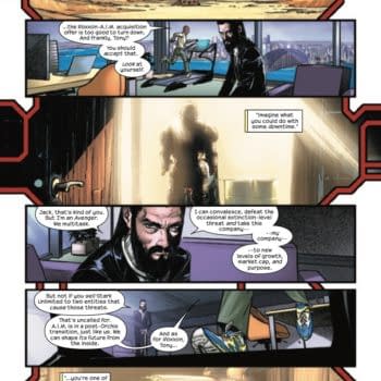 Interior preview page from IRON MAN #2 YASMINE PUTRI COVER