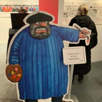 Steve Bell Launches Windsor Tapestry At Cartoon Musuem (Video)