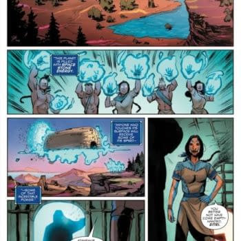 Interior preview page from KAHHORI: RESHAPER OF WORLDS #1 AFUA RICHARDSON COVER