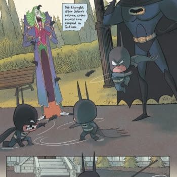 Interior preview page from Little Batman: Month One #1