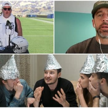 Pat McAfee, Aaron Rodgers Tighten Up Their Tinfoil, Talk FEMA/Helene