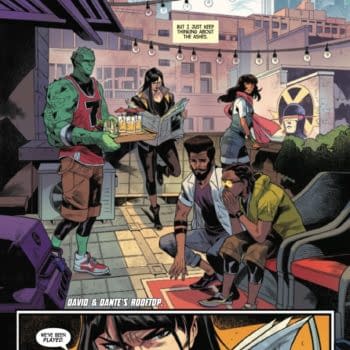 Interior preview page from NYX #5 SARA PICHELLI COVER