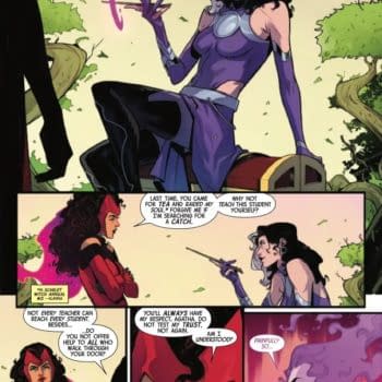 Interior preview page from SCARLET WITCH #6 RUSSELL DAUTERMAN COVER