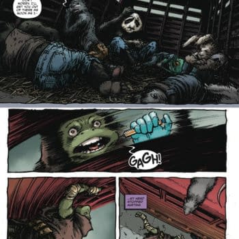 Interior preview page from TEENAGE MUTANT NINJA TURTLES #4 RAFAEL ALBUQUERQUE COVER