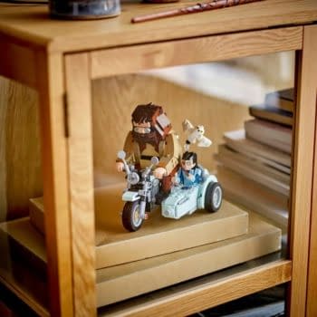 The Skies Await with LEGO’s Hagrid & Harry Potter Motorcycle Set