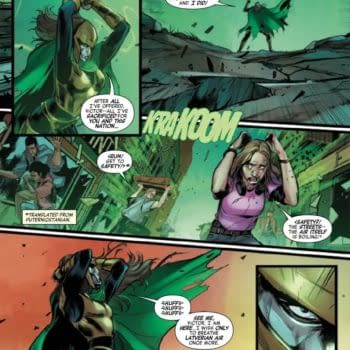 Interior preview page from AVENGERS ASSEMBLE #4 LEINIL YU COVER
