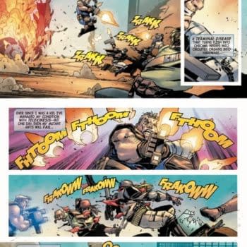Interior preview page from CABLE: LOVE AND CHROME #1 IAN CHURCHILL COVER
