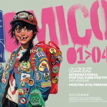Jamie Hewlett's Festival Poster For Comicon Napoli 2025