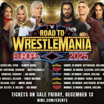 WWE Road to WrestleMania tour graphic
