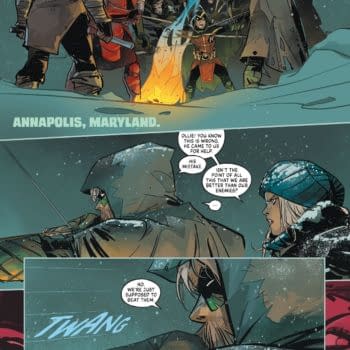 Interior preview page from DC vs Vampires: World War V #5