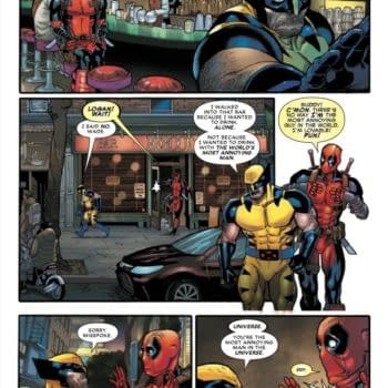 Interior preview page from DEADPOOL/WOLVERINE: WEAPON X-TRACTION #1 JAVIER GARRON COVER