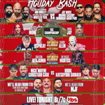 AEW Dynamite Holiday Bash graphic