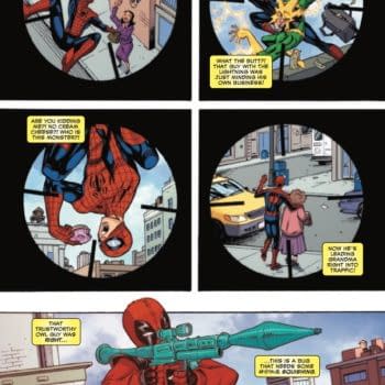 Interior preview page from KIDPOOL/SPIDER-BOY #1 HUMBERTO RAMOS COVER