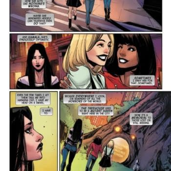 Interior preview page from LAURA KINNEY: WOLVERINE #1 ELENA CASAGRANDE COVER