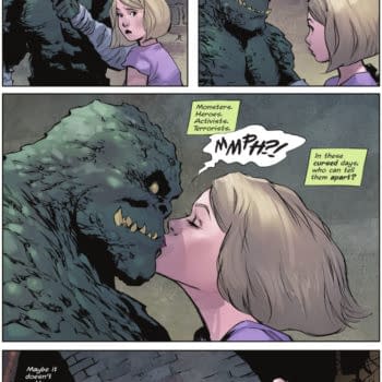 Janet From HR & King Croc In Poison Ivy (Spoilers)