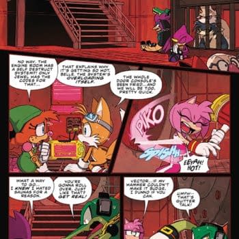 Interior preview page from SONIC THE HEDGEHOG #75 SONIC TEAM COVER