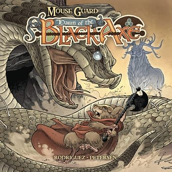 Cover image for MOUSE GUARD DAWN OF THE BLACK AXE #1 (OF 3) CVR A RODRIGUEZ