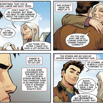 Aunt May &#038 Shay Talk Peter Parker in Amazing Spider-Man #64 (Spoilers)